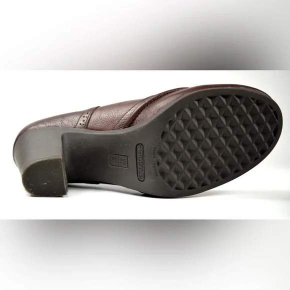 Aerosoles burgundy serfs up t strap retro heels - Picture 3 of 13